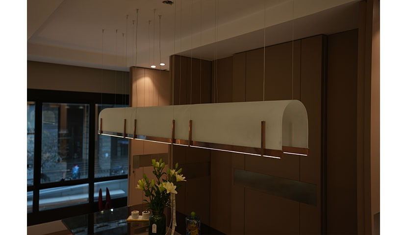 Luxury Coffee Bar Lighting for Modern Office Interiors